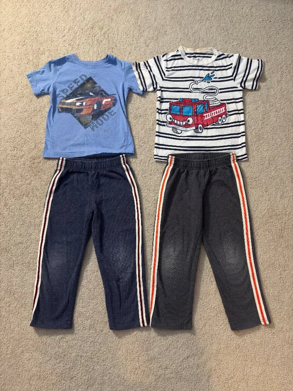 2 outfits for toddler boys, size 5T